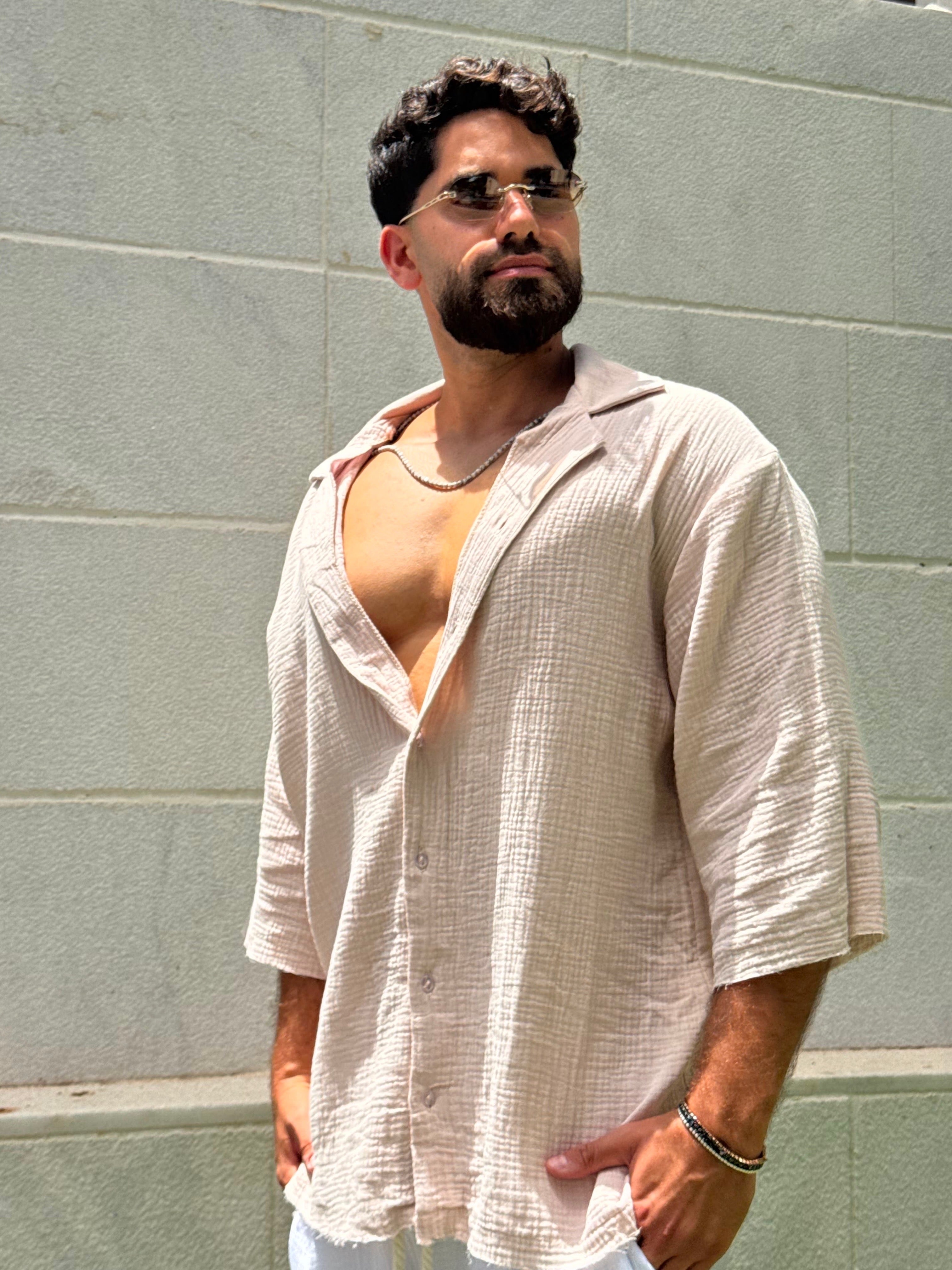 AROESTO Riviera Tetra Shirt – Beige
