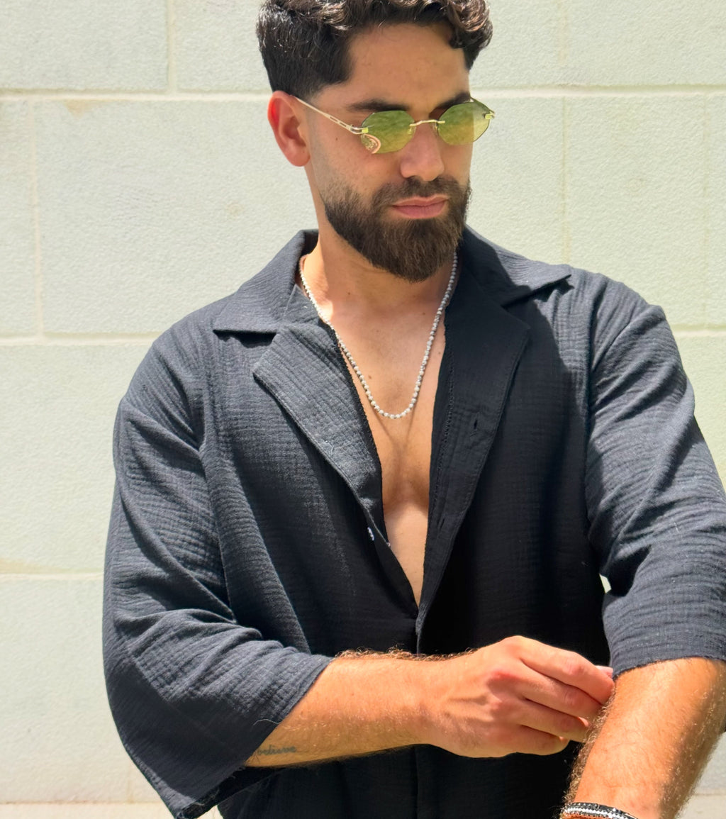 AROESTO Riviera Tetra Shirt – Black