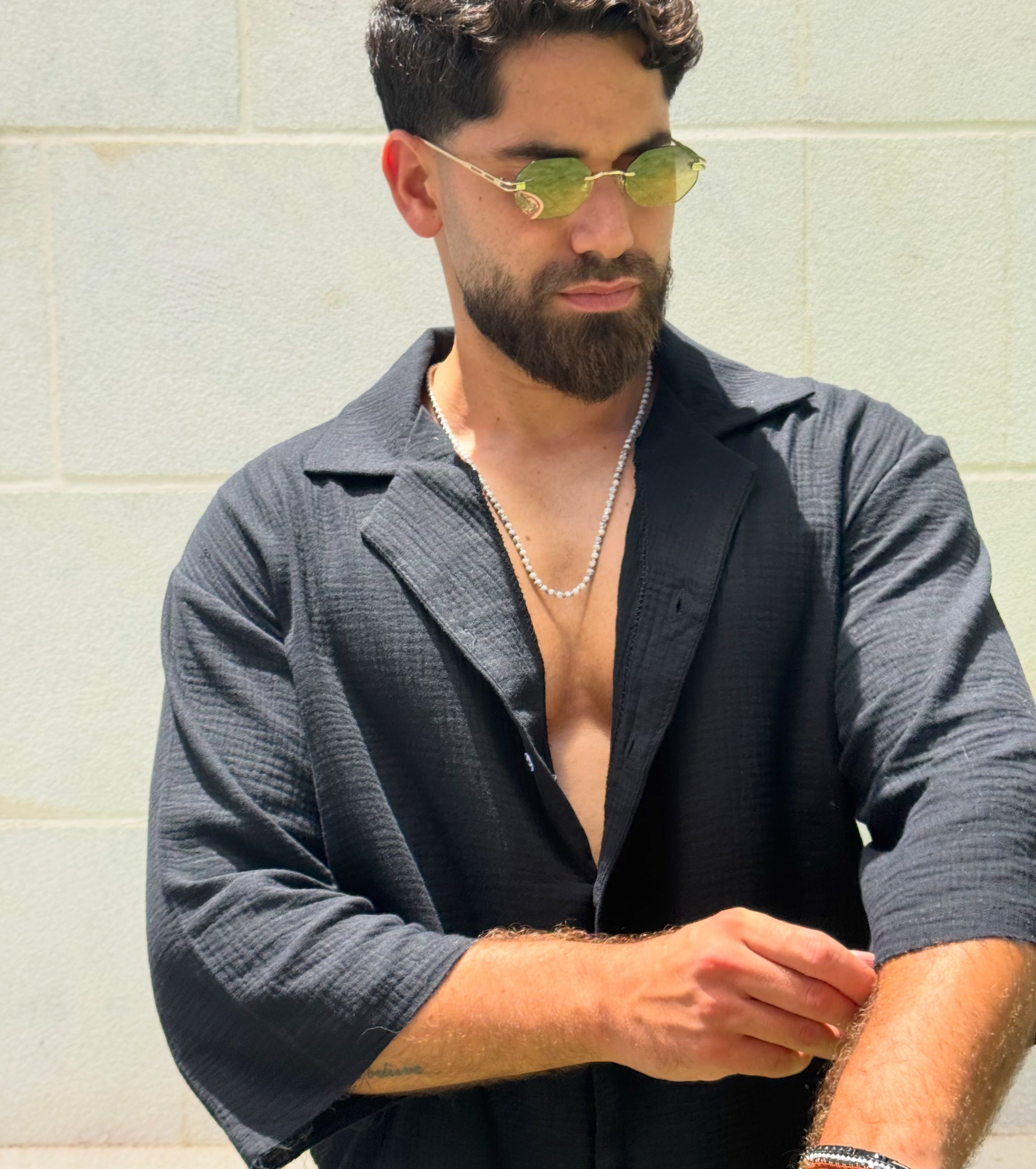 AROESTO Riviera Tetra Shirt – Black