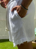 AROESTO TETRA RIVIERA PANTS - WHITE