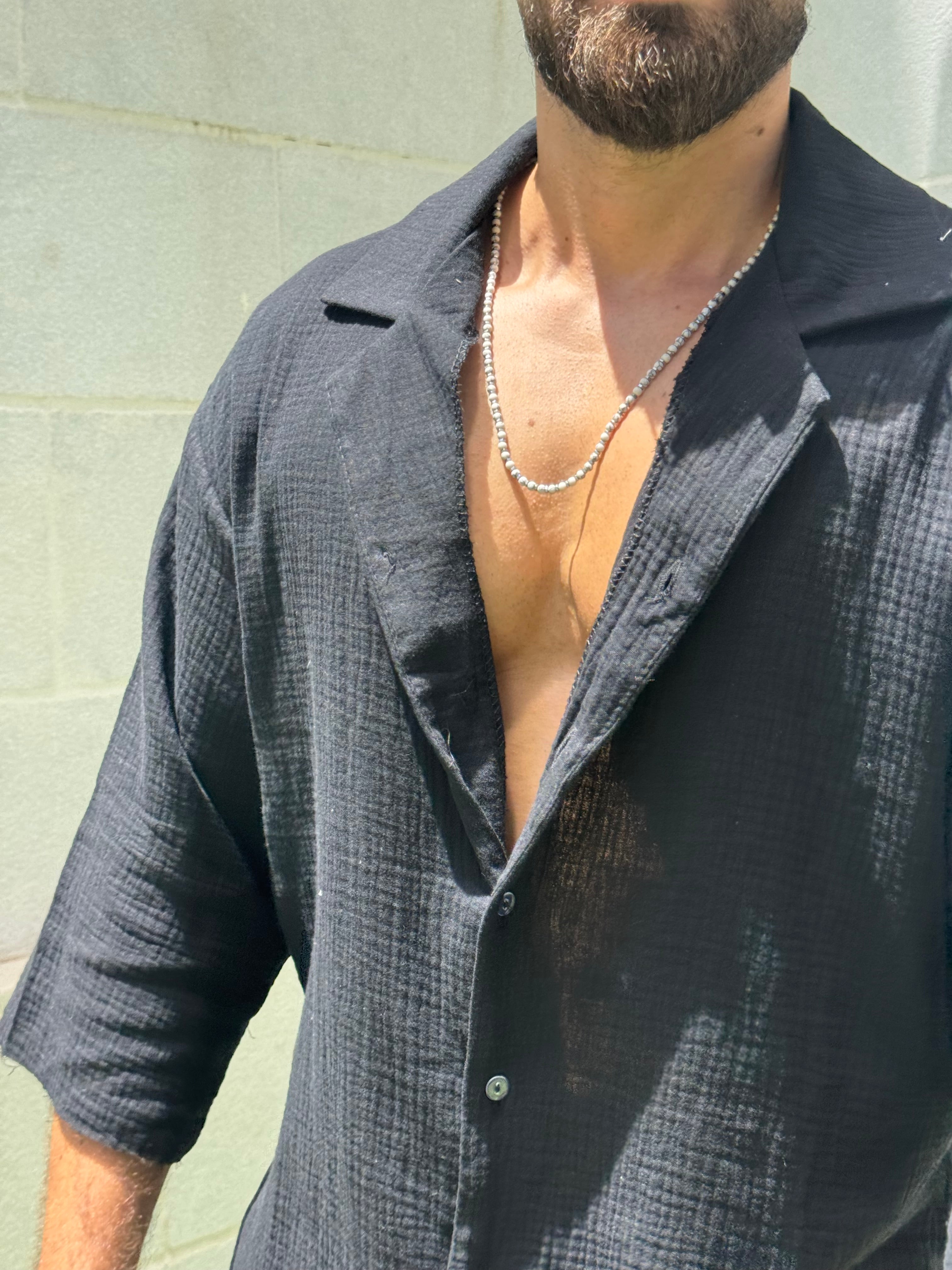 AROESTO Riviera Tetra Shirt – Black